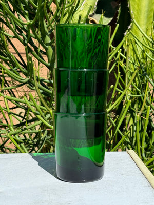 Green, made in France - 8oz glasses, sold as singles