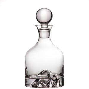 "Foundation" Decanter - Handblown Mountain Decanter - 34oz/1000ml