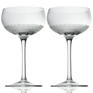 Amehla x Educated Barfly - Handblown Coupe Glasses - Set of 2