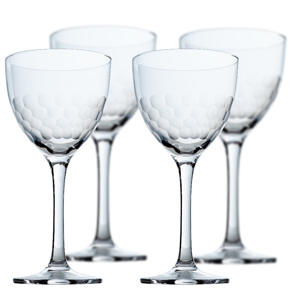 Nick and Nora Coupe Cocktail Glasses - Handblown Small Plain Vintage Coupe  Glass to Serve a Manhattan, Martini, Aperitif