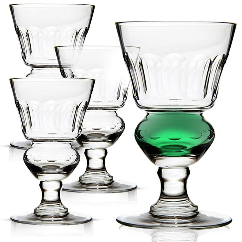 absinthe glasses from amehla co. four pack