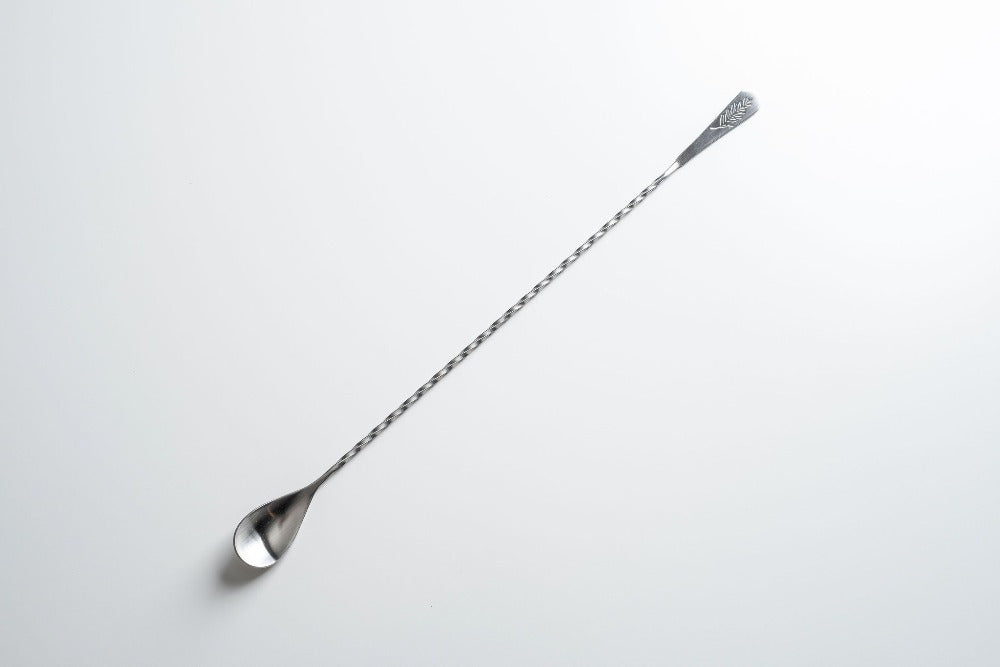 Bar spoon from amehla's three piece essential kit for bartenders and mixologists