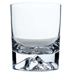 Foundation Glass | Weighted Mountain Base Old Fashioned Glasses - 10-ounce, Set of 2