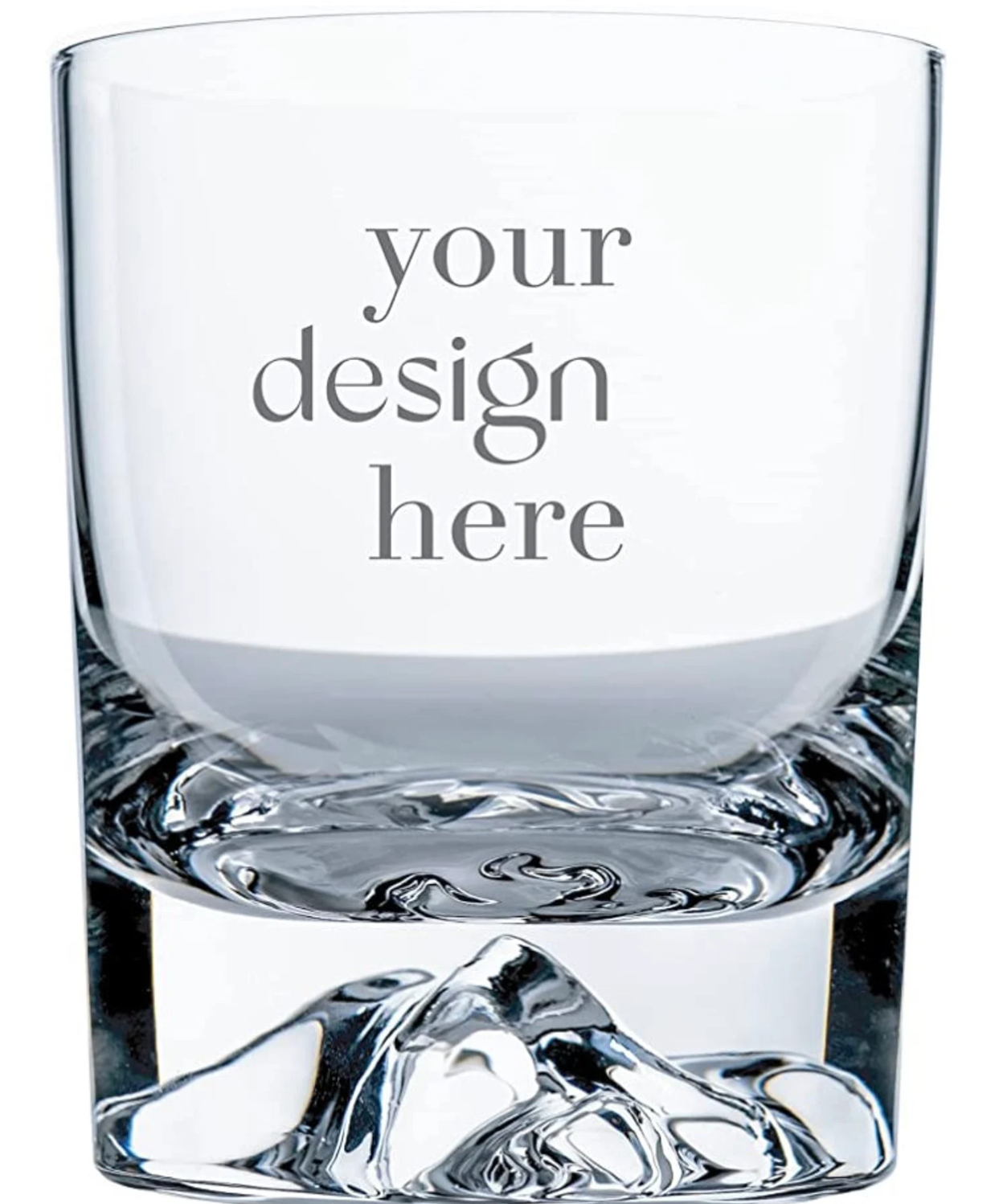 Custom Engraved Personalized Whiskey Glasses Set of 2 - Handmade