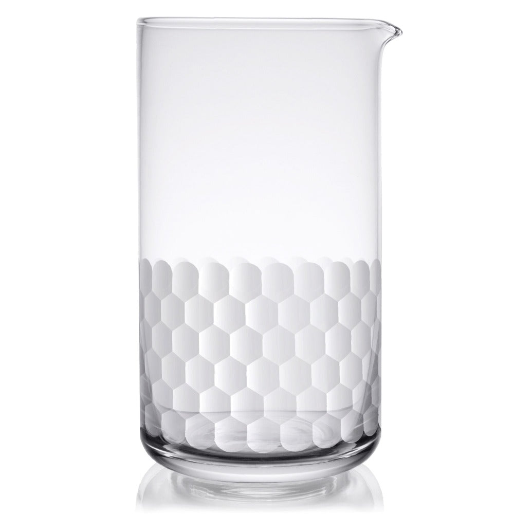 Honeycomb mixing glass from Amehla Co. (24 ounce capacity)