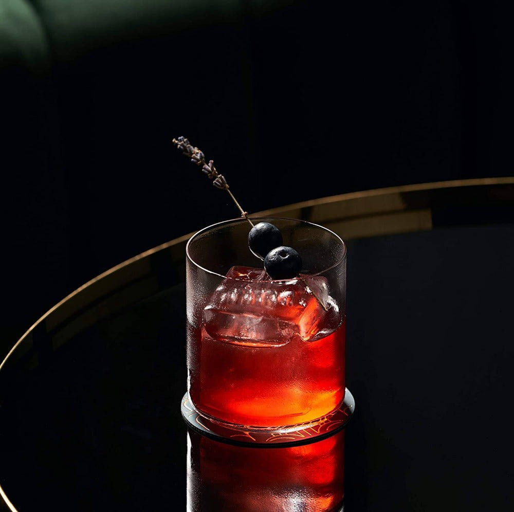 Thin Old Fashioned Cocktail Glasses| Drinkware
