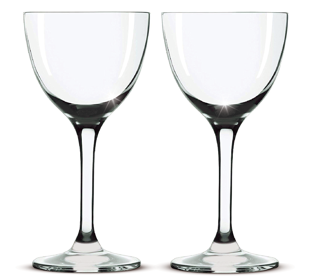 two pack of traditional nick and nora cocktail glasses from Amehla Co.